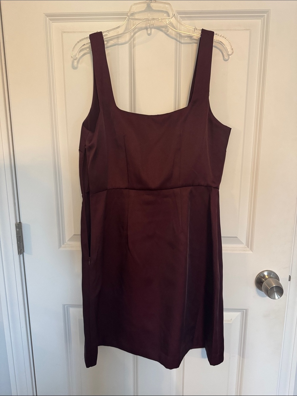 a new day Sleeveless Midi Dress in Deep Wine